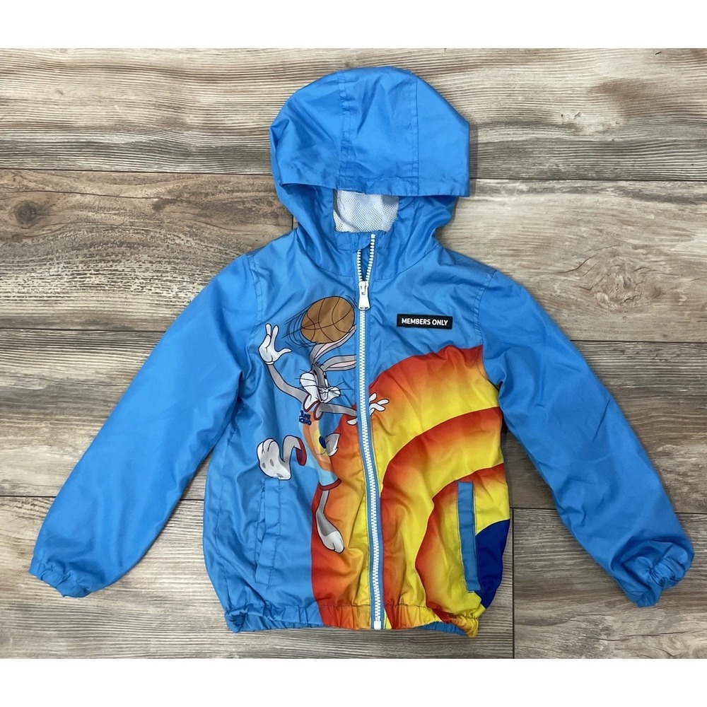 Members Only Space Jam‎ A New Legacy Looney Tunes Windbreaker Jacket Size 5